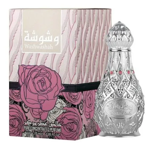 Washwashah Perfume Puro Concentrado Attar Lattafa 25 ml (Perfume Óleo) – Perfume Árabe - Imagem 1