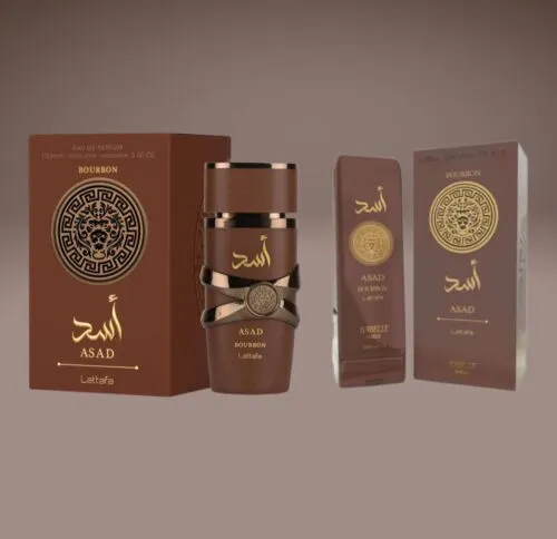 Combo Asad Bourbon Lataffa Eau de Parfum – 100ml - Masculino +  Asad Bourbon Isabelle Hidratante- 200ml - Imagem 1