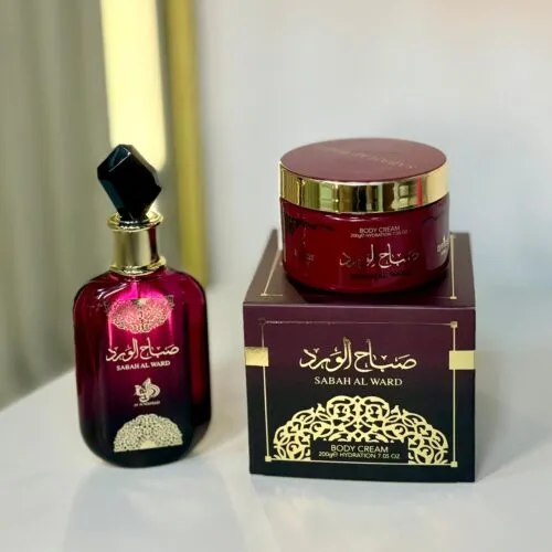Combo Sabah Al Ward Al Wataniah Eau de Parfum – 100ml + Pasta Sabah Al Ward Isabelle La Belle – 200g