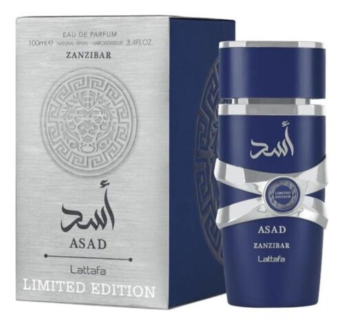 Asad Zanzibar Lattafa - Limited Edition Eau de Parfum - 100ml ou Fracionado 5ml - Masculino - Imagem 1