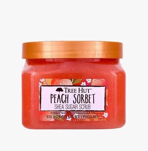Esfoliante Corporal Tree Hut Peach Sorbet Shea Sugar Scrub 510g