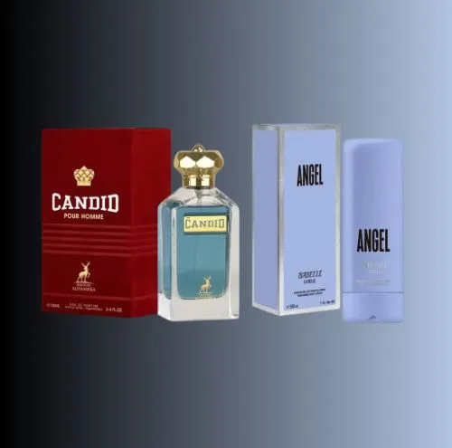 Combo So Candid Masculino Maison Alhambra Eau de Parfum - 100 ml + Hidratante Angel Isabelle - 200ml
