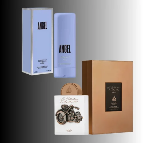 Combo La Collection D Antiquites 1910 Lattafa Eau de Parfum - 100ml + Hidratante Angel Isabelle - 200ml