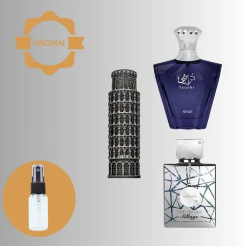 Combo Fracionados Pisa + Turathi Blue + Club de Nuit Sillage – 3x5ml - Masculino - Imagem 1