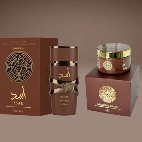 Combo Asad Bourbon Lataffa Eau de Parfum – 100ml + Pasta Asad Bourbon Isabelle La Belle – 200g - Masculino