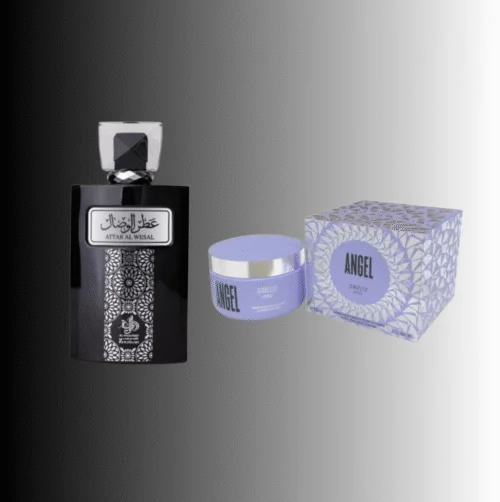 Combo Attar Al Wesal Al Wataniah Eau de Parfum – 100ml + Pasta Angel Isabelle Hidratante – 200ml - Masculino - Imagem 1
