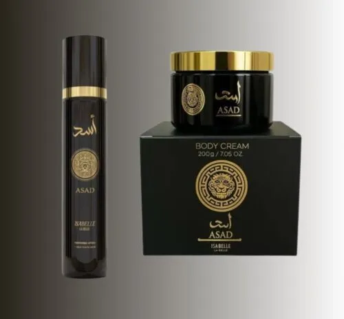 Combo Perfume Spray Asad – Isabelle La Belle – 300ml + Pasta Asad Isabelle La Belle – 200g - Masculino - Imagem 1