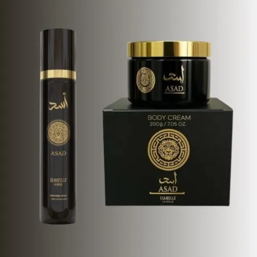 Combo Perfume Spray Asad – Isabelle La Belle – 300ml + Pasta Asad Isabelle La Belle – 200g - Masculino