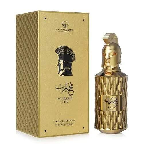 PRÉ VENDA Muharib Alpha Le Falconé Extrait de Parfum - 85 ml ou Fracionado 5ml – Masculino