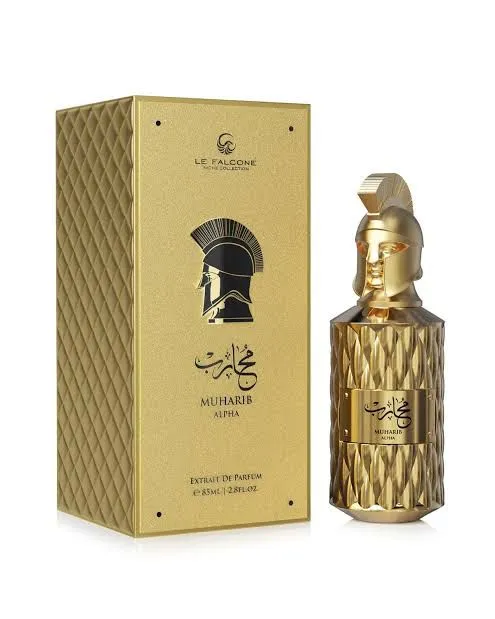 PRÉ VENDA Muharib Alpha Le Falconé Extrait de Parfum - 85 ml ou Fracionado 5ml – Masculino - Imagem 1